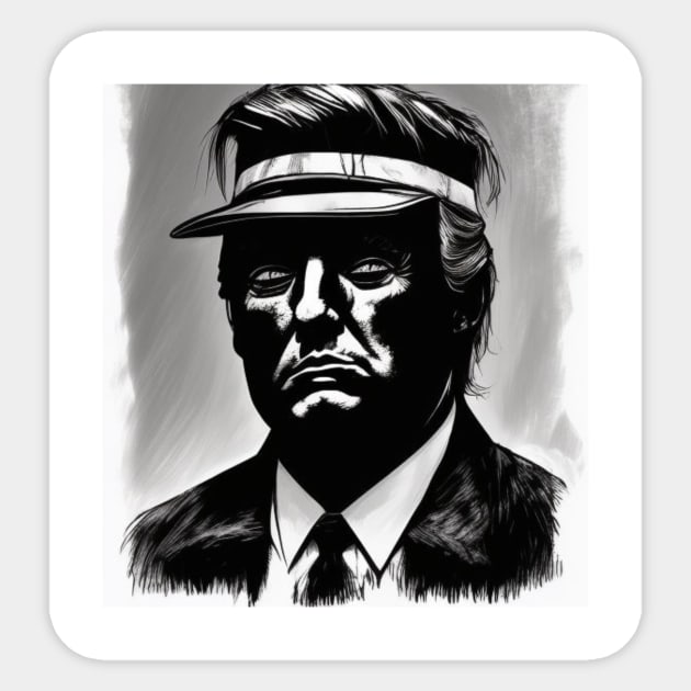 trump mugshot Sticker by Mcvipa⭐⭐⭐⭐⭐